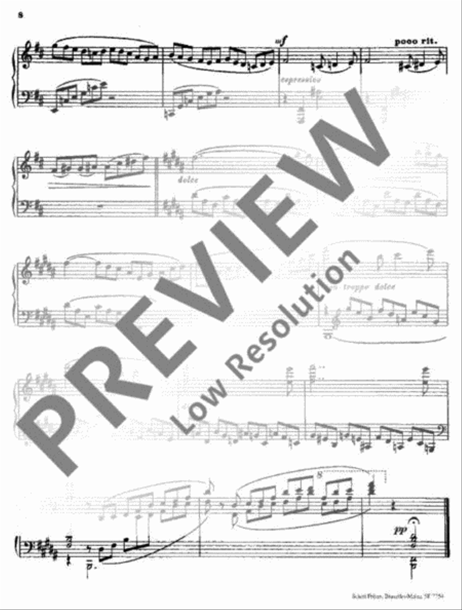 Impromptu No. 1 Piano Solo scores gallery preview page 9