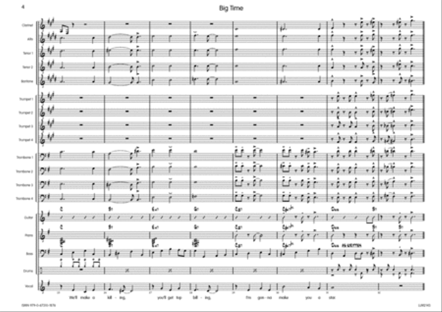 Big Time Big Time Big Band scores gallery preview page 5