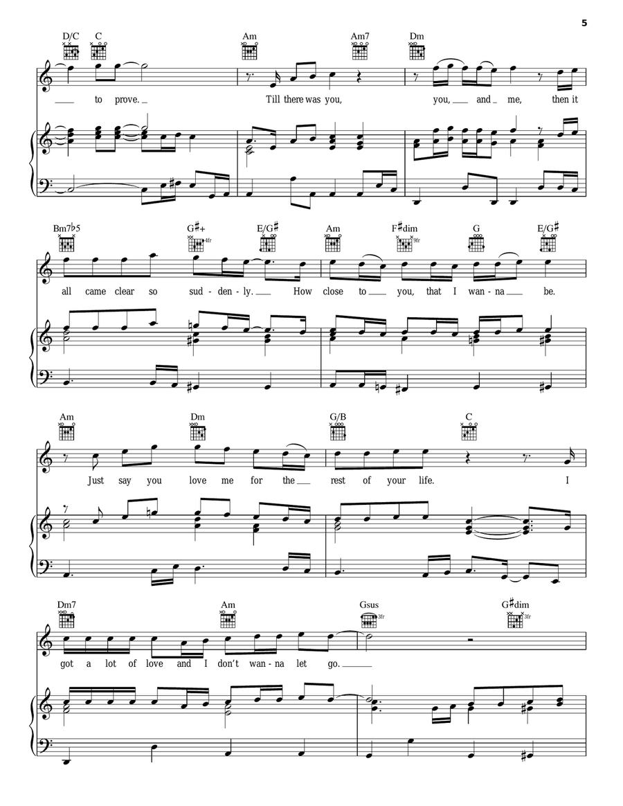 Will You Still Love Me Will You Still Love Me Piano, Vocal, Guitar scores gallery preview page 5