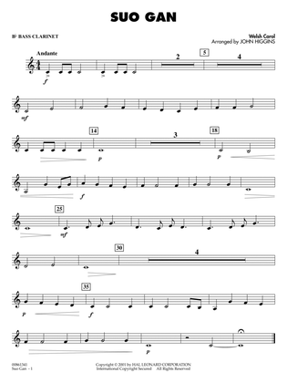 Suo Gân (arr. John Higgins) - Bb Bass Clarinet