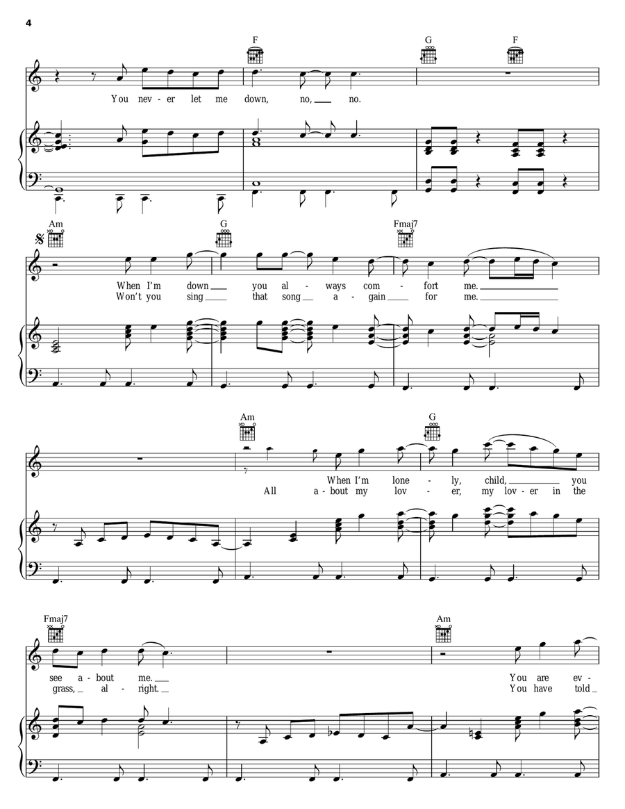 Wavelength Wavelength Acoustic Guitar scores gallery preview page 4