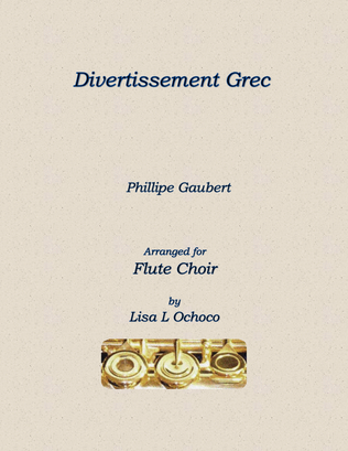 Divertissement Grec for Flute Choir