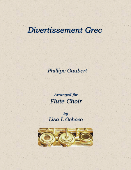 Divertissement Grec for Flute Choir image number null