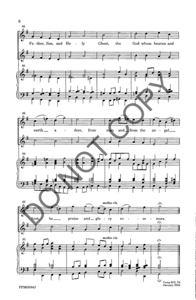 Hymn Concertato on "Old 100th" image number null