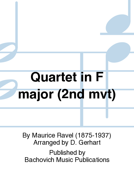 Quartet in F major (2nd mvt)