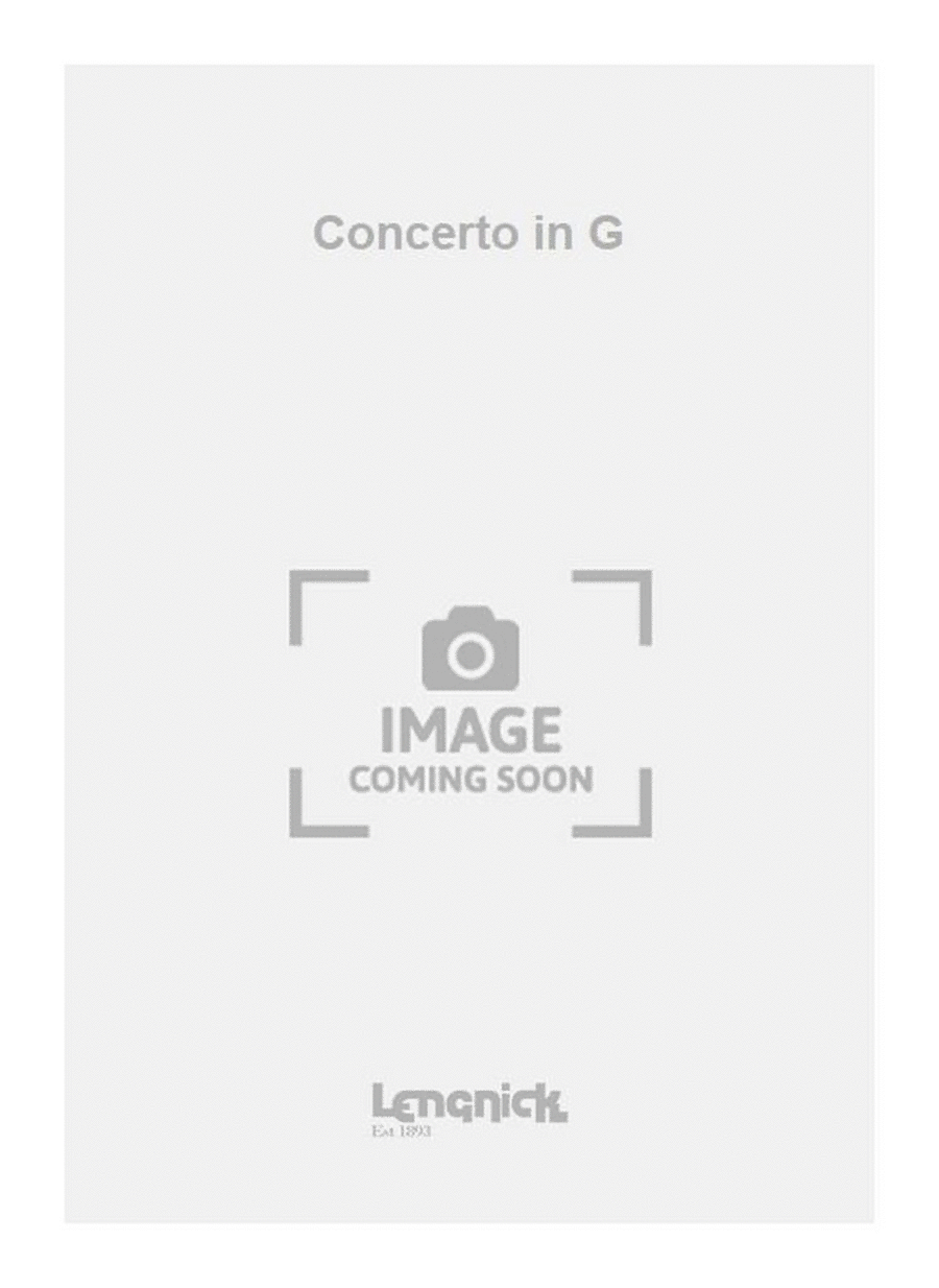Concerto in G Piano Accompaniment scores gallery preview page 1
