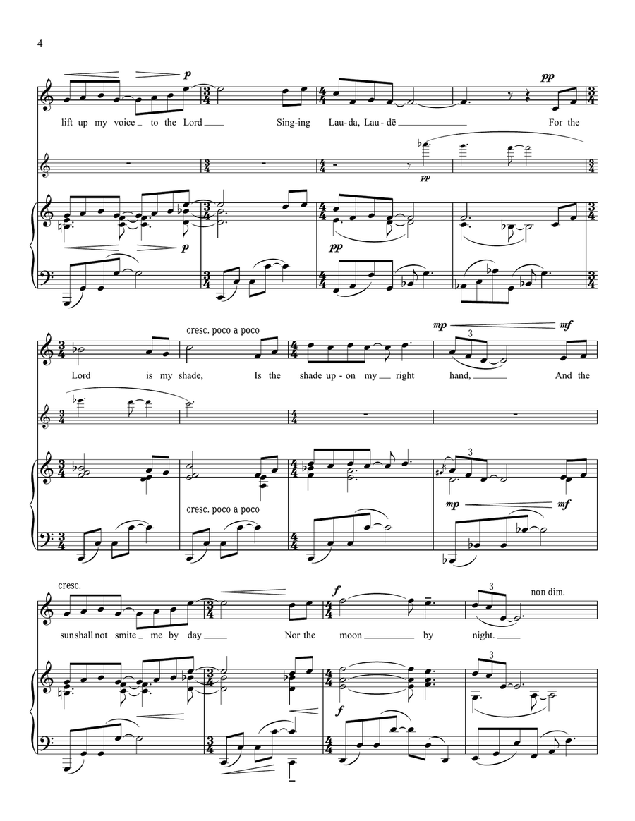 A Simple Song Piano, Vocal scores gallery preview page 4