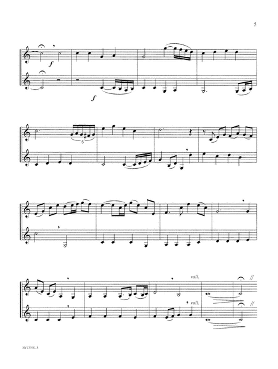 Hymns & Spirituals - Clarinet Clarinet Duet scores gallery preview page 6
