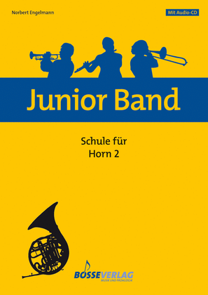 Book cover for Junior Band Schule 2 für Horn