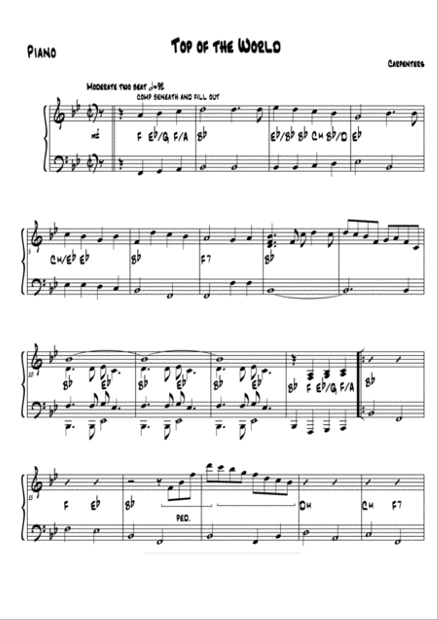 Top Of The World Small Ensemble scores gallery preview page 3