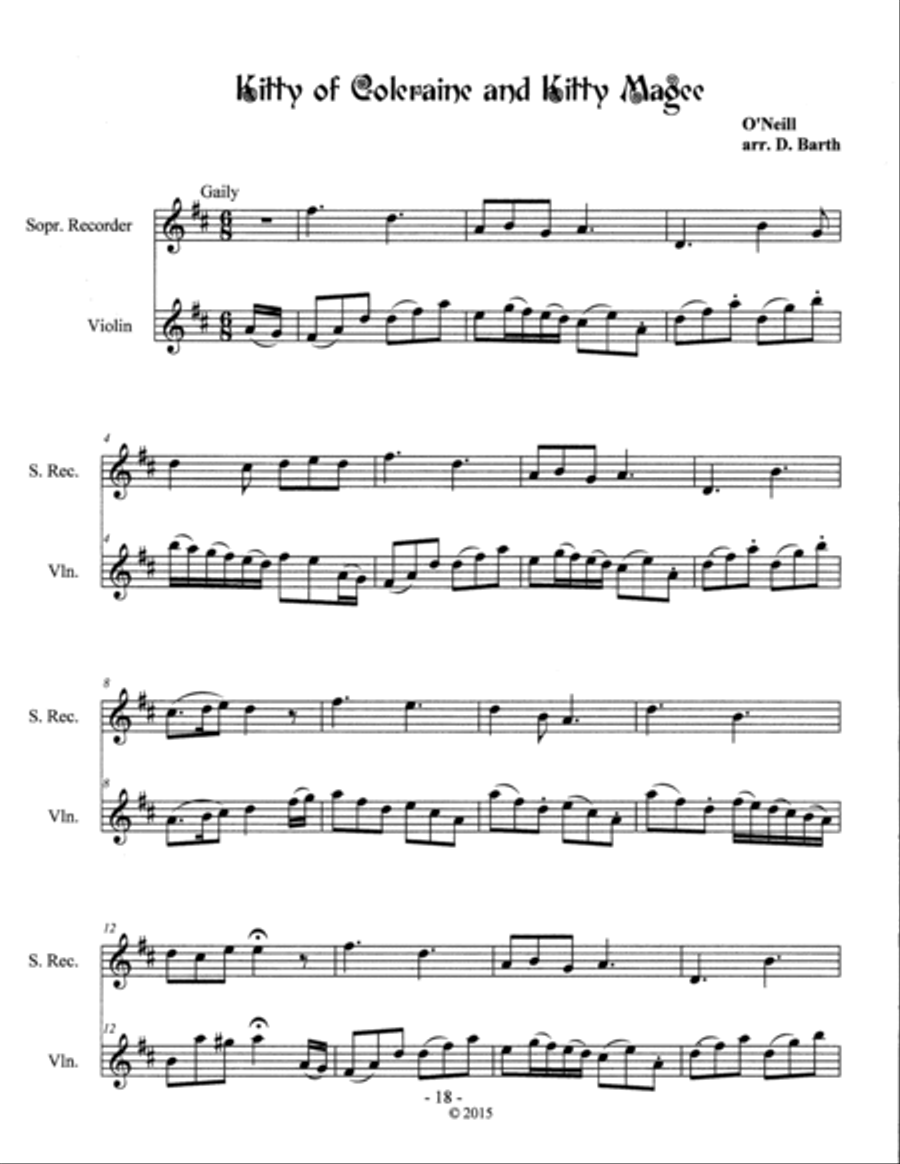 Kitty (4 Duos) Set of Parts scores gallery preview page 3