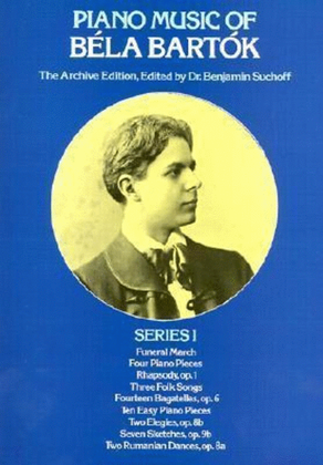 Book cover for Bartok - Piano Music Series 1