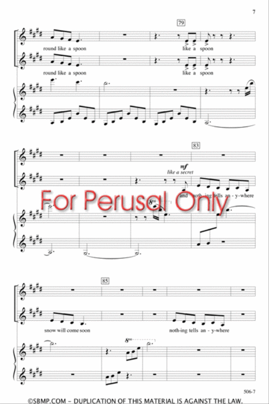 porky & porkie - SA Octavo SA scores gallery preview page 7