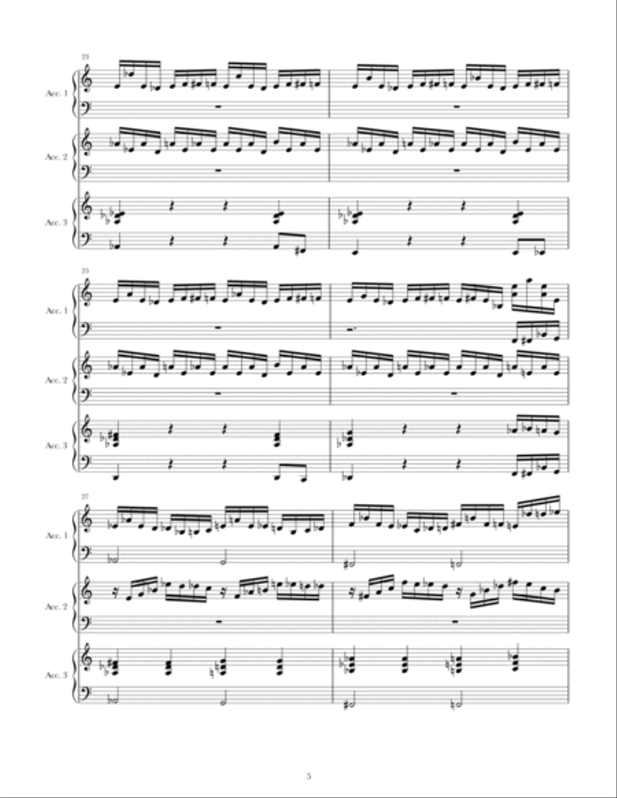 Actuellement? Accordion scores gallery preview page 5