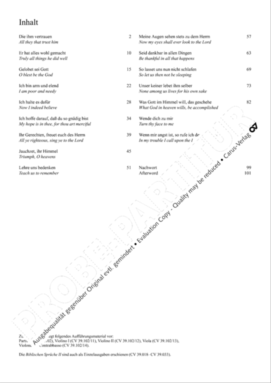 Biblische Spruche 2 Choir scores gallery preview page 4