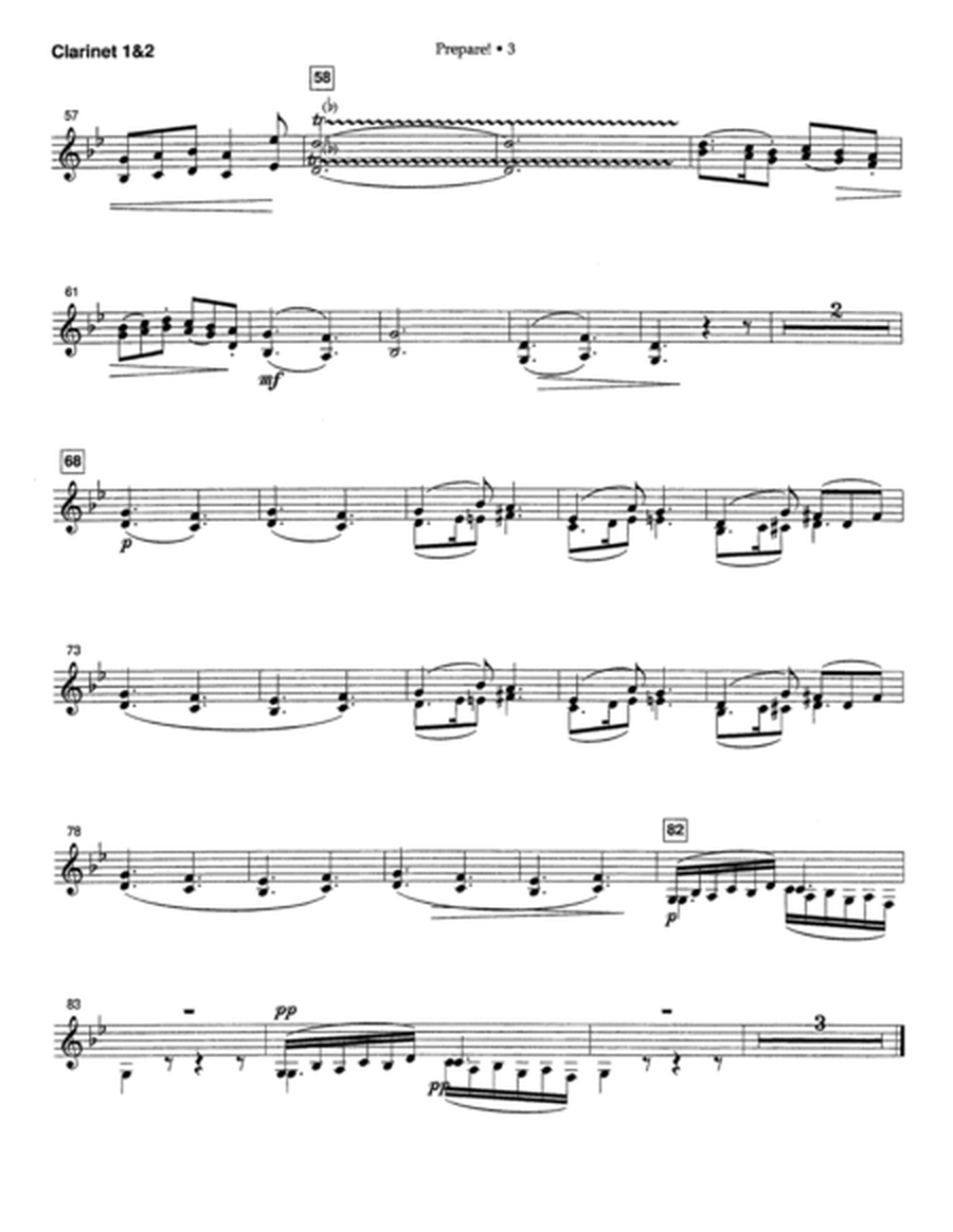 Canticle Of Joy - Clarinet 1 & 2