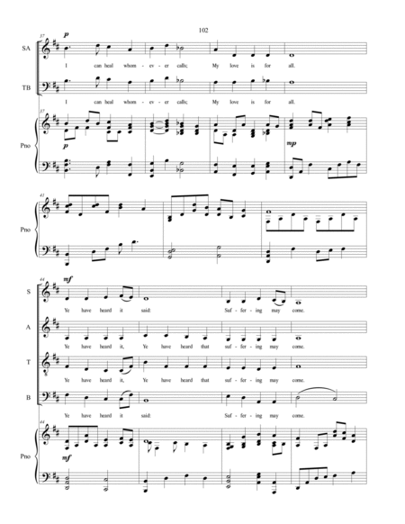 God of All Healing, sacred music for SATB Choir image number null