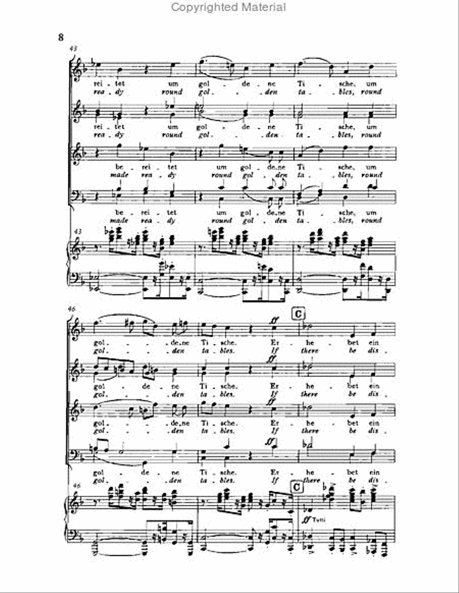 Gesang der Parzen, Op.89 Choir scores gallery preview page 8