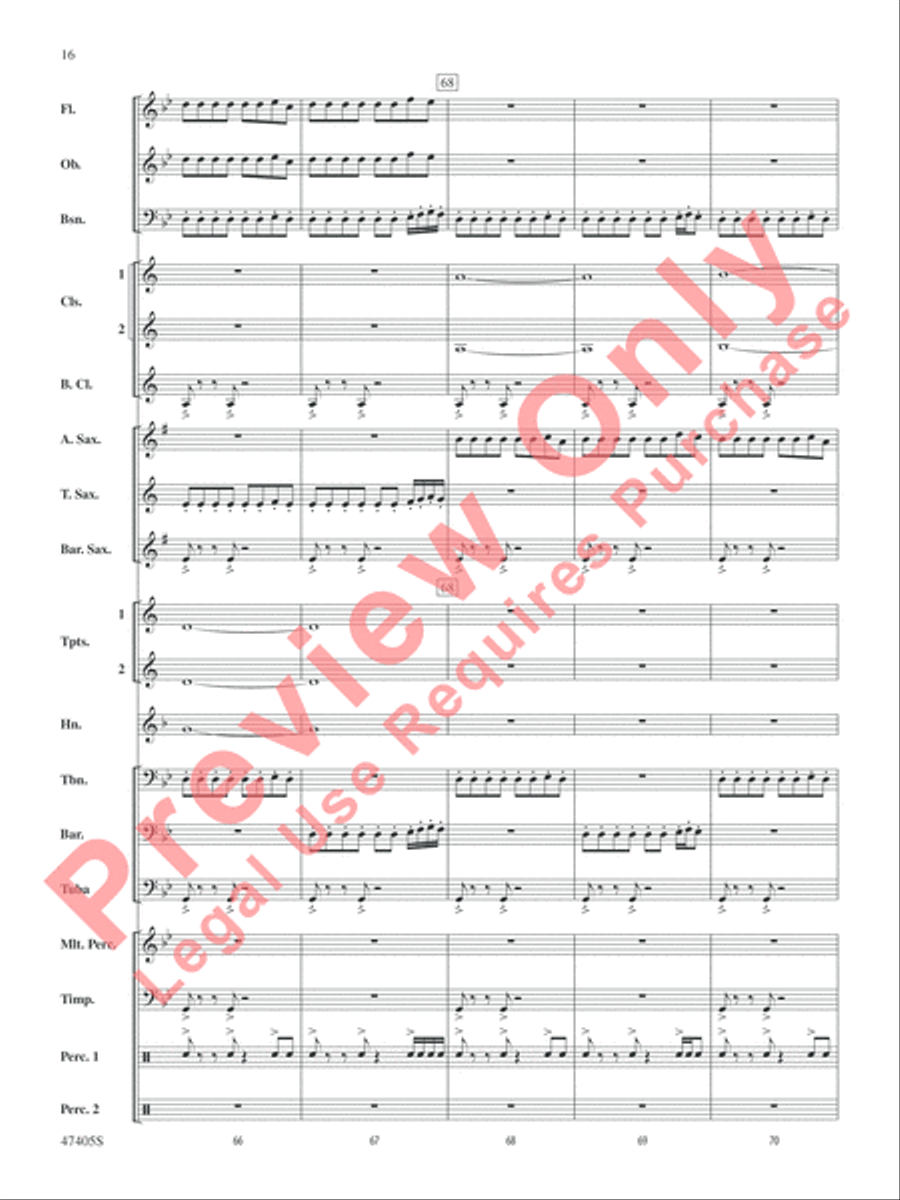 DC Comics Superheroes Concert Band scores gallery preview page 17