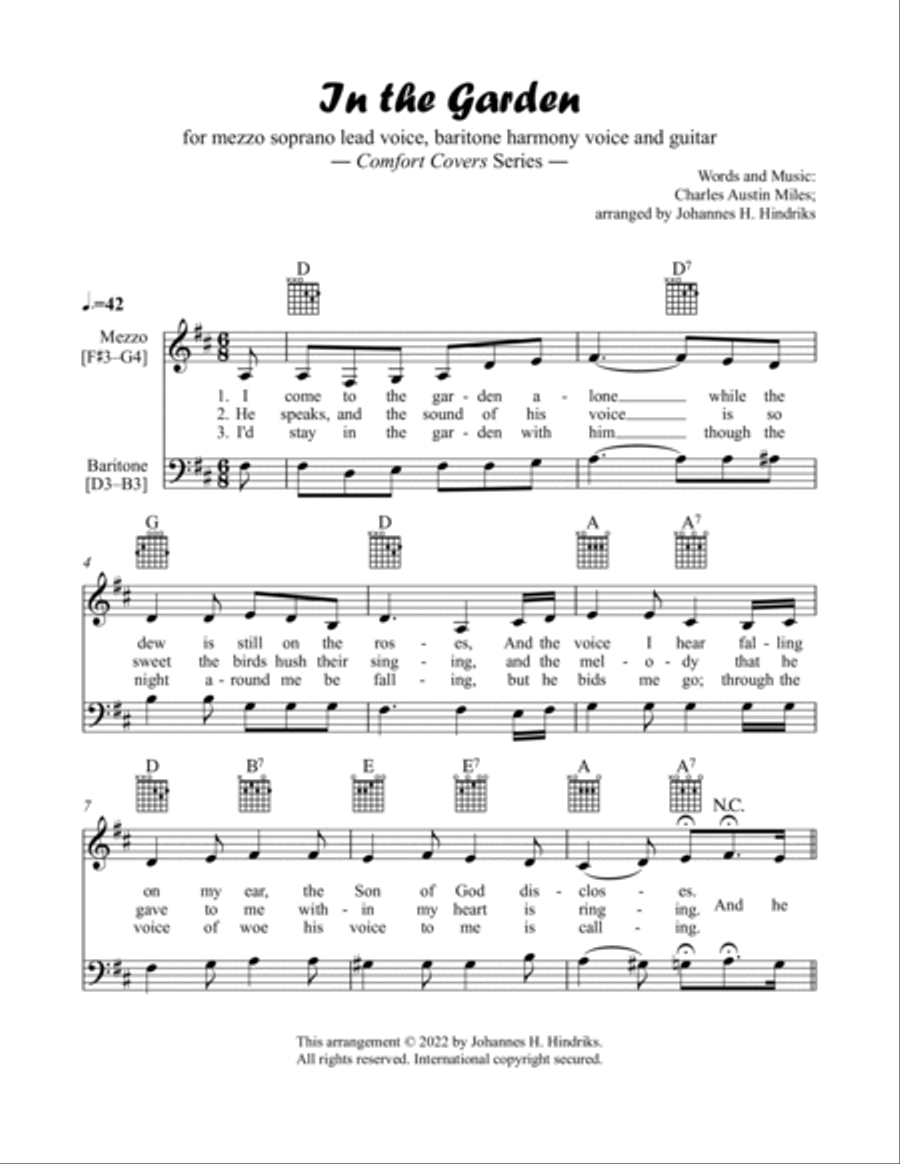 In The Garden Piano scores gallery preview page 2