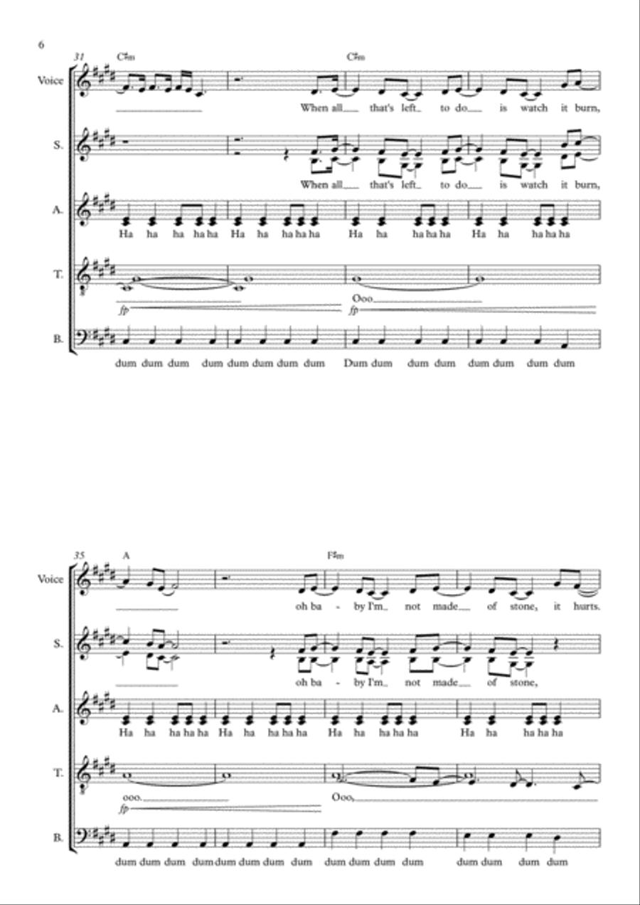 Hurts Hurts 4-Part scores gallery preview page 6