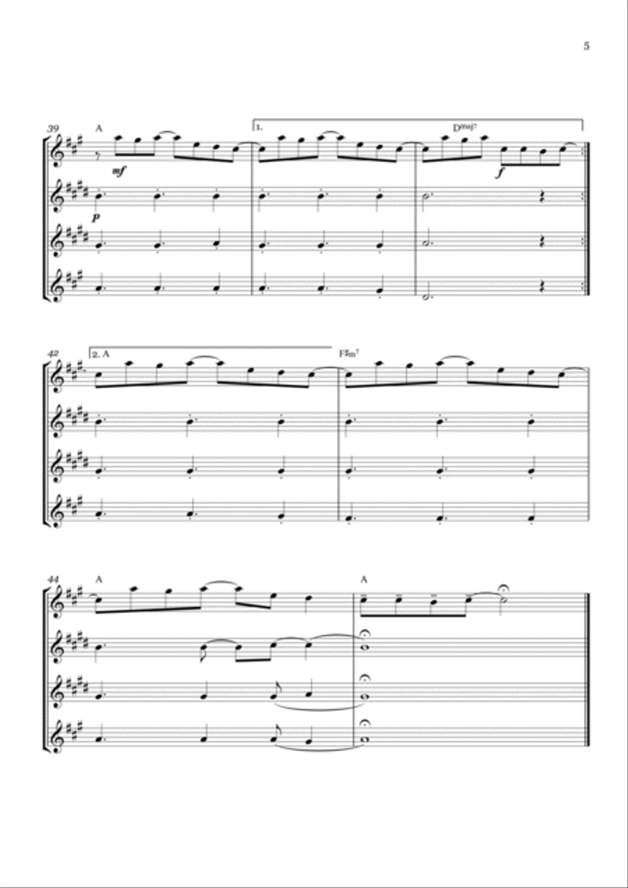 Photograph Woodwind Quartet scores gallery preview page 5