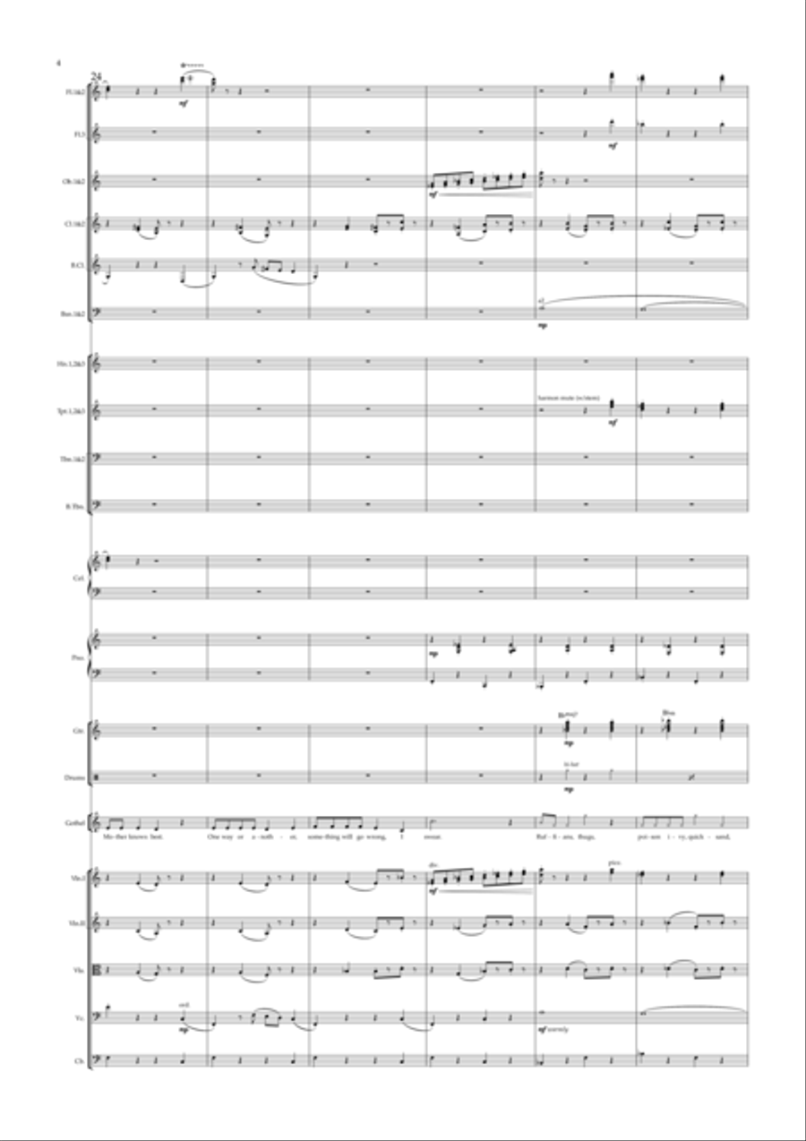 Mother Knows Best Full Orchestra scores gallery preview page 4