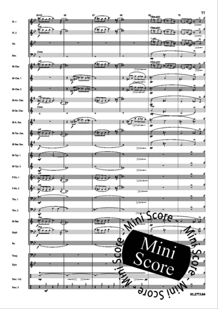 Lazy Robots Concert Band scores gallery preview page 15