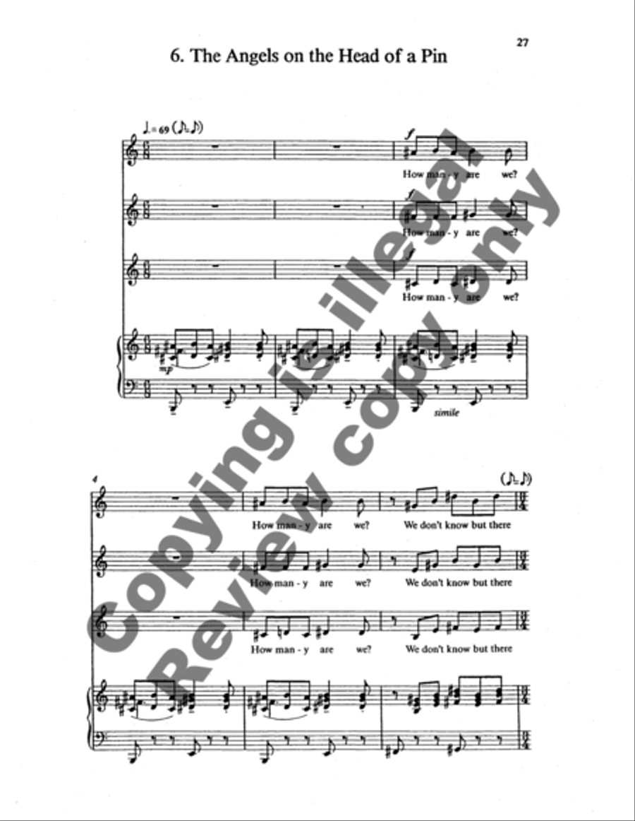 Angels Are Everywhere Angels Are Everywhere SSA scores gallery preview page 15