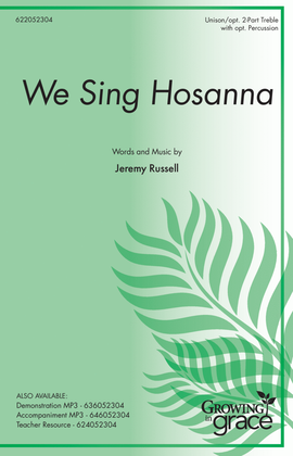 Book cover for We Sing Hosanna