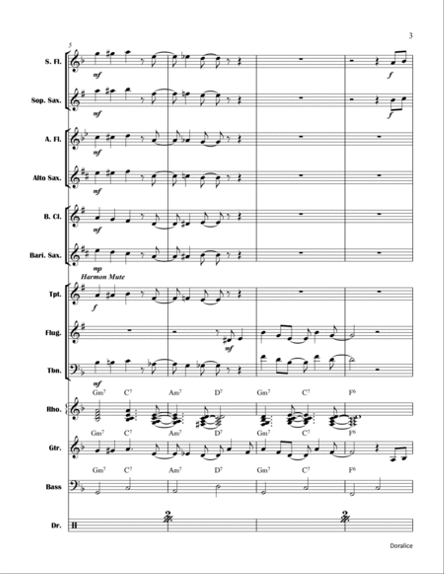 Doralice Jazz Ensemble scores gallery preview page 3