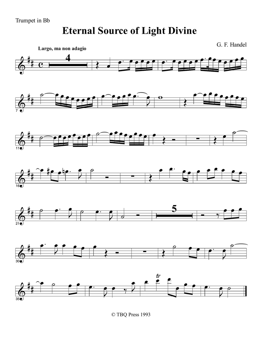 Eternal Source of Light Divine Small Ensemble scores gallery preview page 2