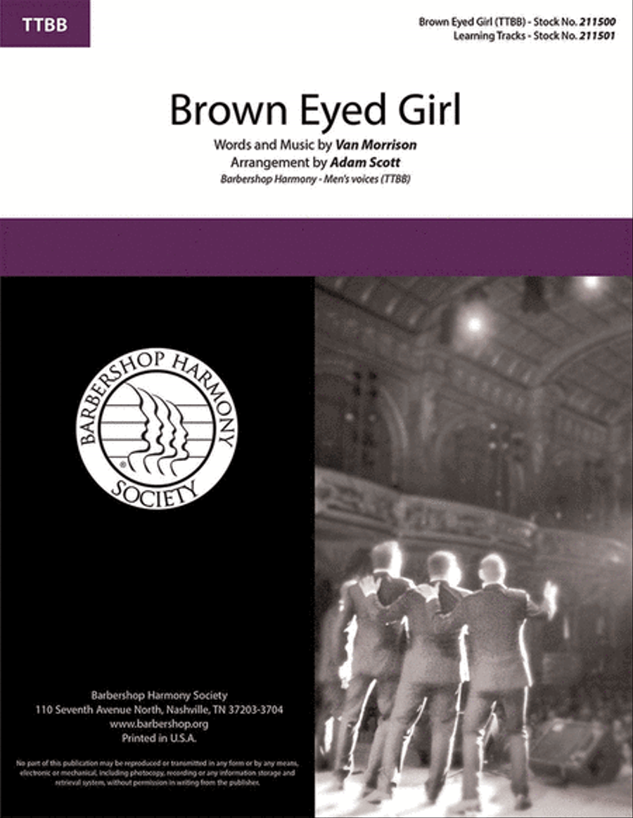 Brown Eyed Girl TTBB scores gallery preview page 1