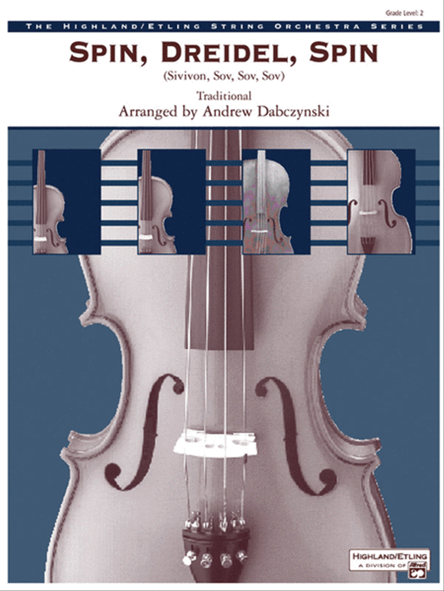Spin, Dreidel, Spin String Orchestra scores gallery preview page 1