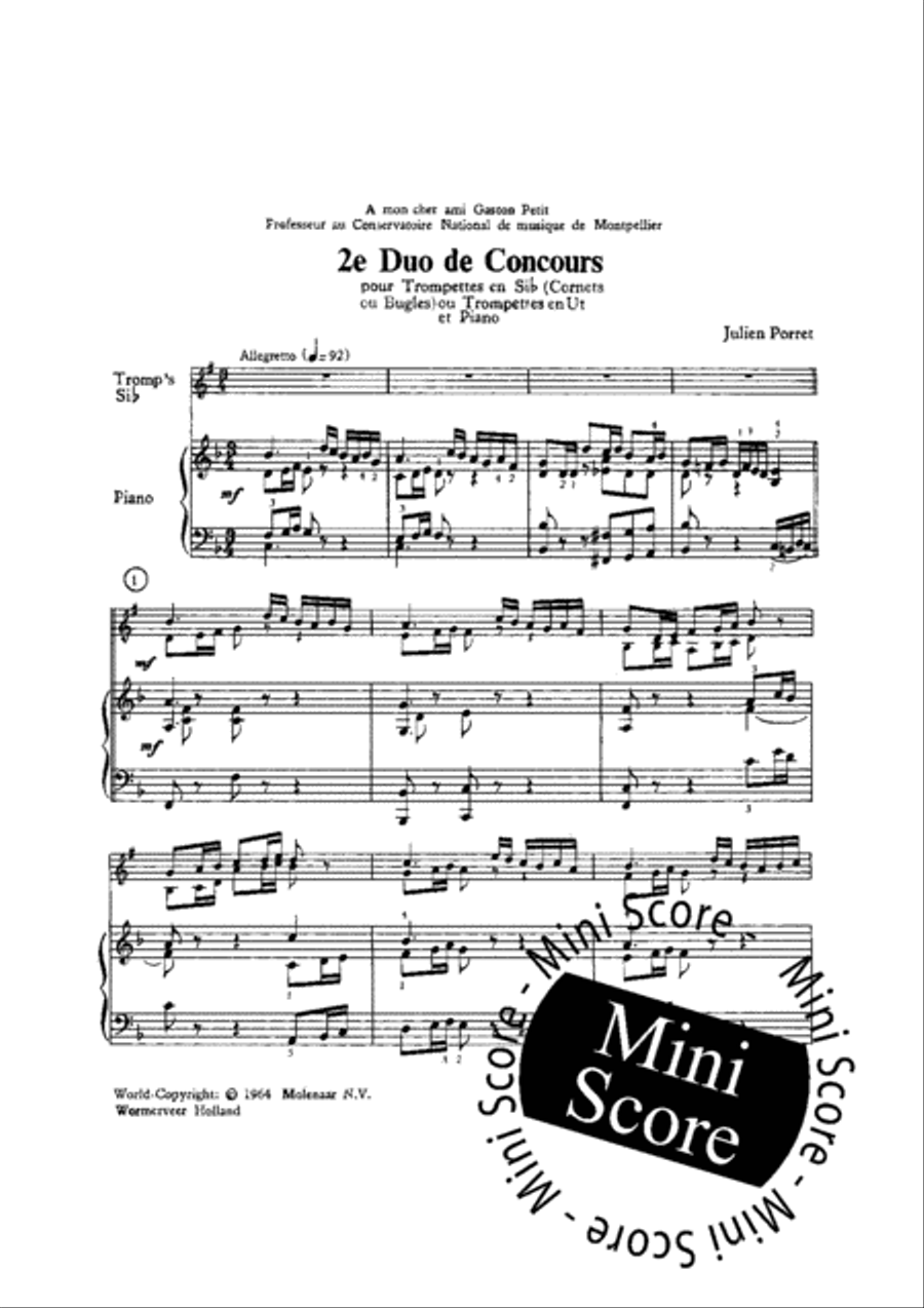 2e Duo de Concours Brass Duet scores gallery preview page 4