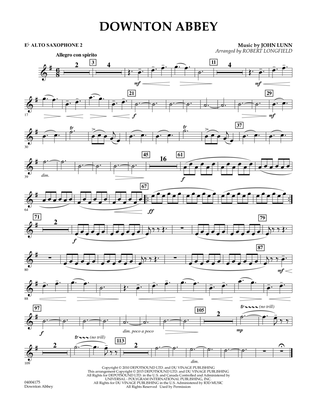 Downton Abbey - Eb Alto Saxophone 2