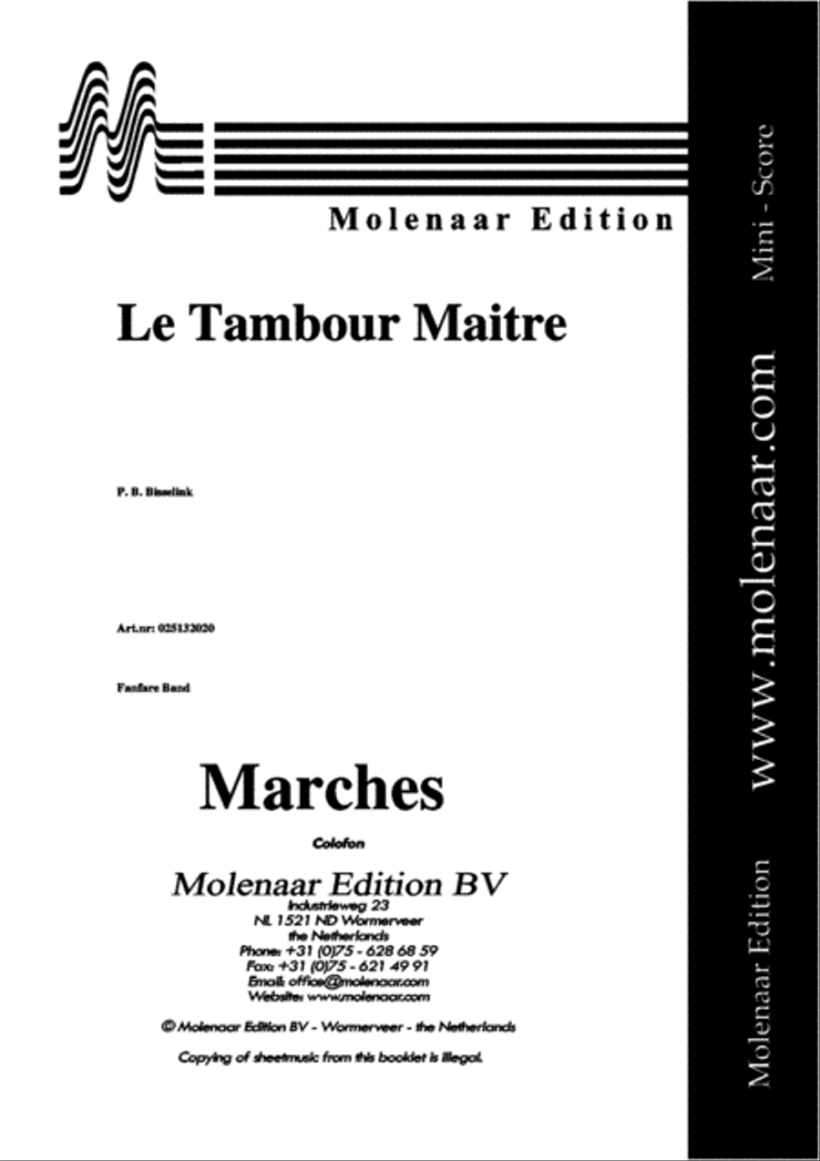 Le Tambour Maitre Fanfare Band scores gallery preview page 2