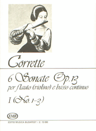Six (6) Sonatas For Flute (violin) And Basso Continuo Op13 Volume 1 Nos 1-3