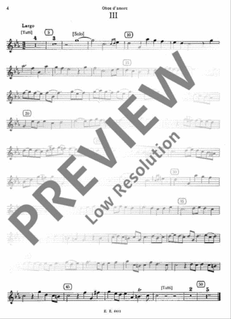 Concerto A major Oboe scores gallery preview page 5