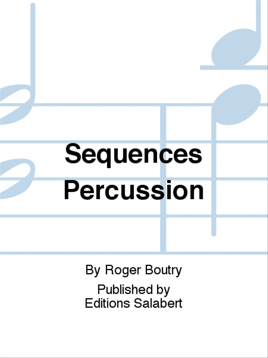 Sequences Percussion Percussion Ensemble scores gallery preview page 1