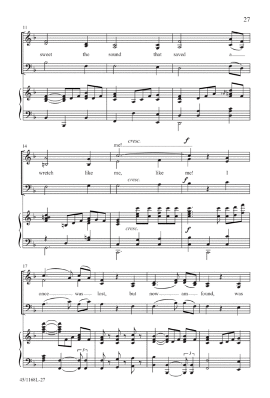 8 Anthems for About 12 Singers 3-Part scores gallery preview page 28