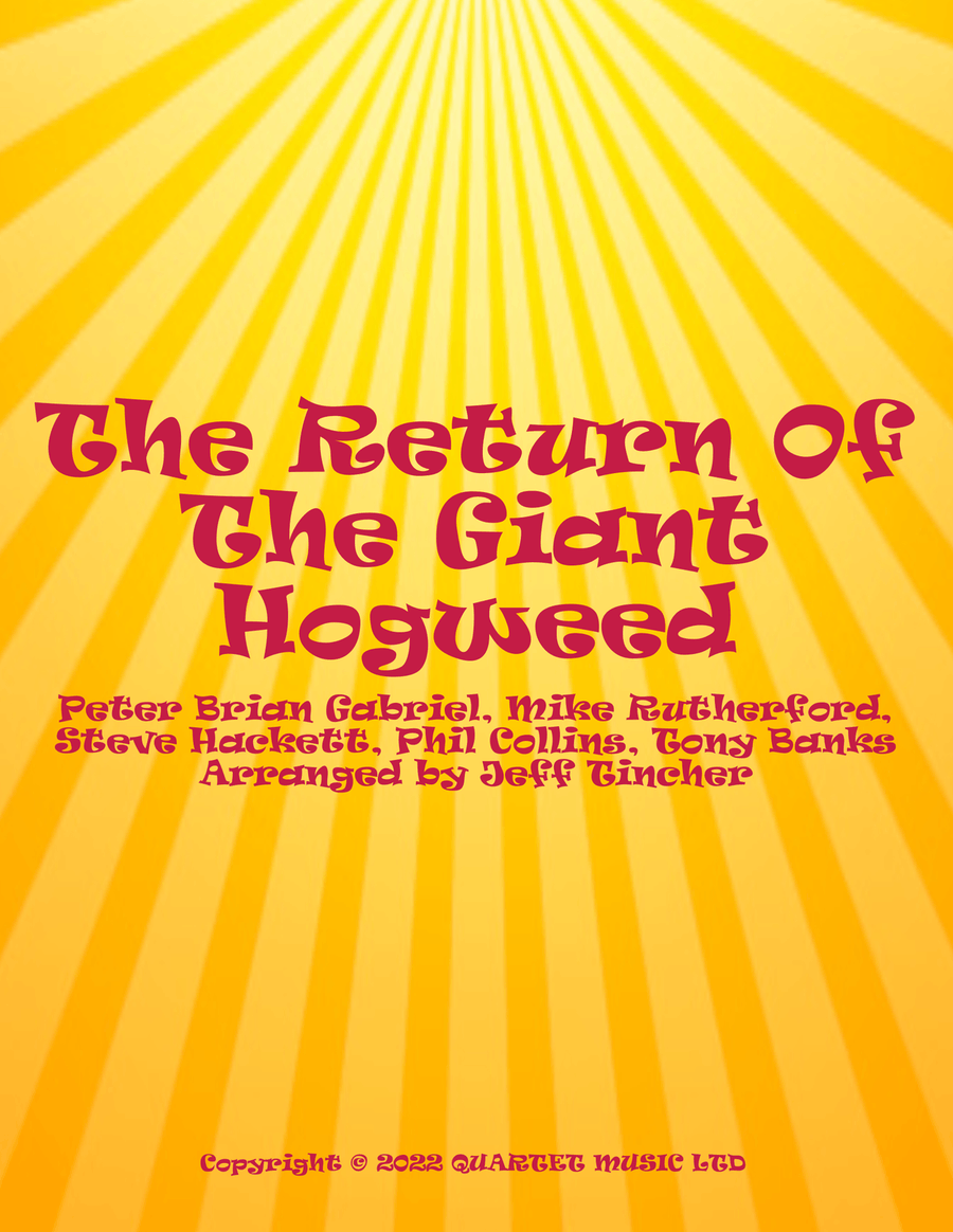 The Return Of The Giant Hogweed Piano, Vocal, Guitar scores gallery preview page 1