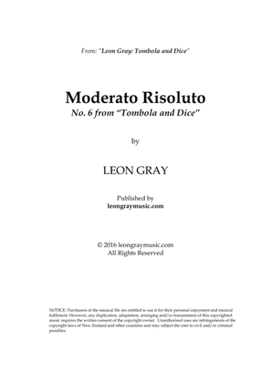 Moderato Risoluto, Tombola and Dice (No. 6), Leon Gray