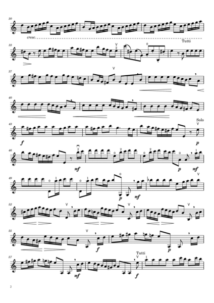 Violin Concerto in A minor, RV 356 - 1 Movement For Solo image number null