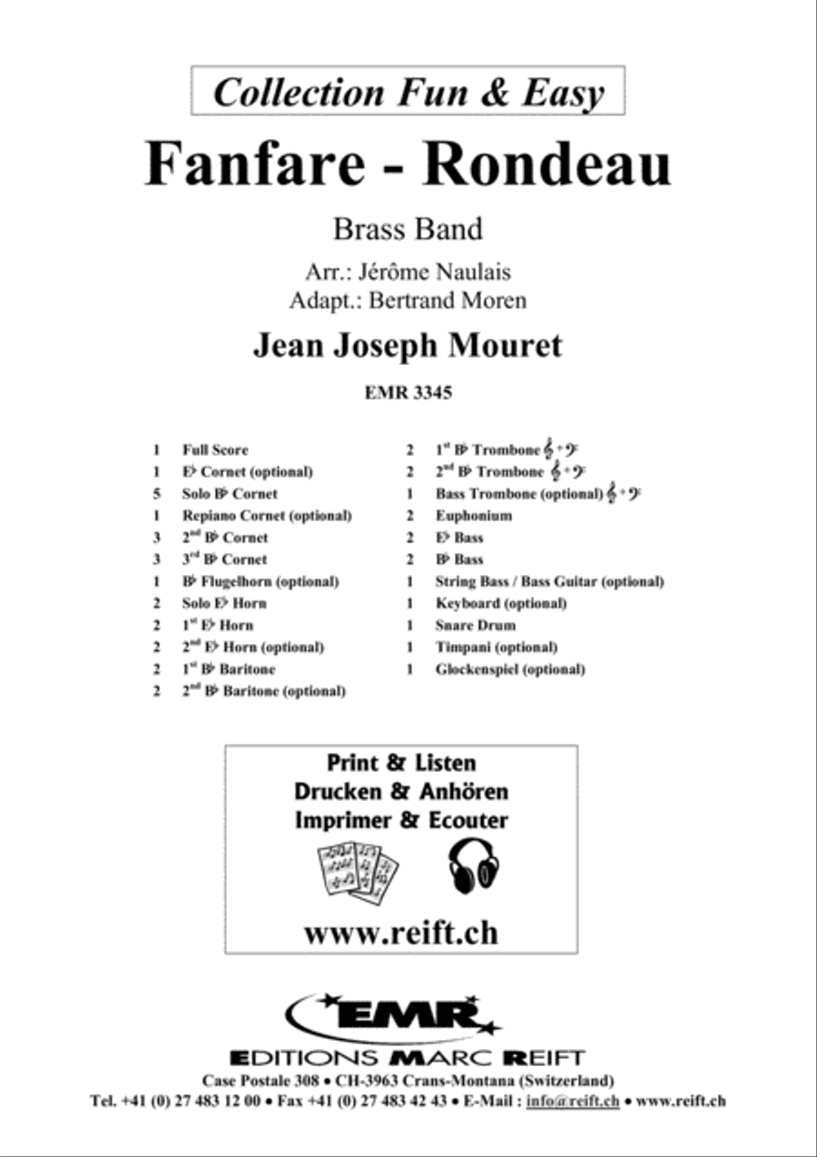 Fanfare-Rondeau Brass Band scores gallery preview page 2