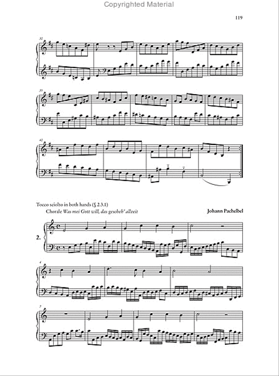 Method for Harpsichord. A practical guide for Pianists, Organists and Harpsichordists Harpsichord scores gallery preview page 8