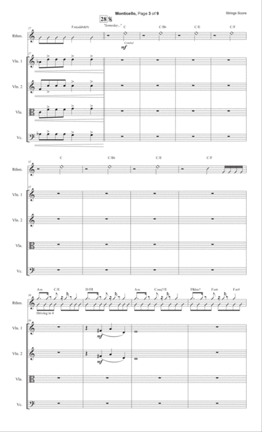 Monticello Monticello Small Ensemble scores gallery preview page 3