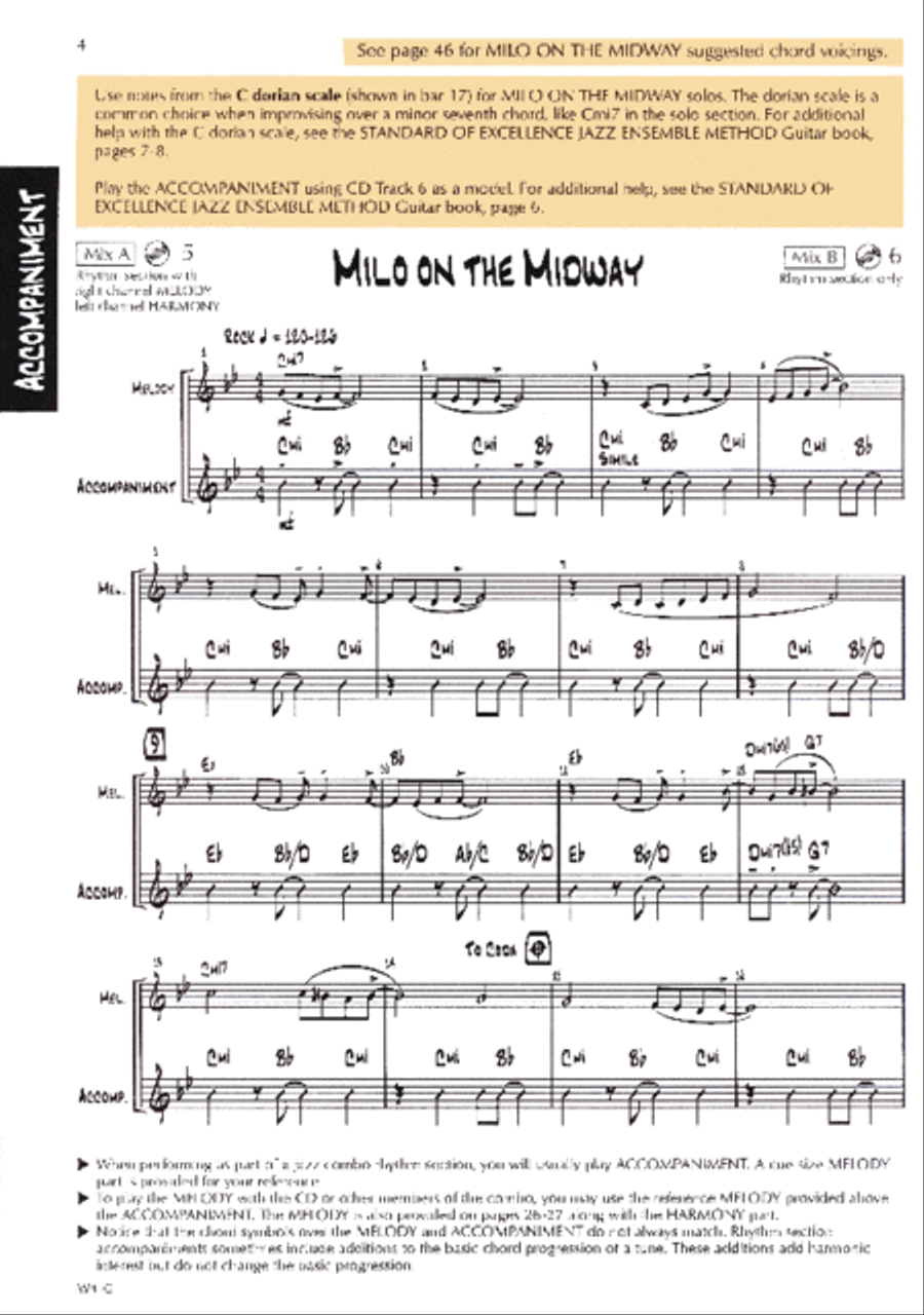 Standard of Excellence Jazz Combo Session-Guitar Jazz Ensemble scores gallery preview page 2