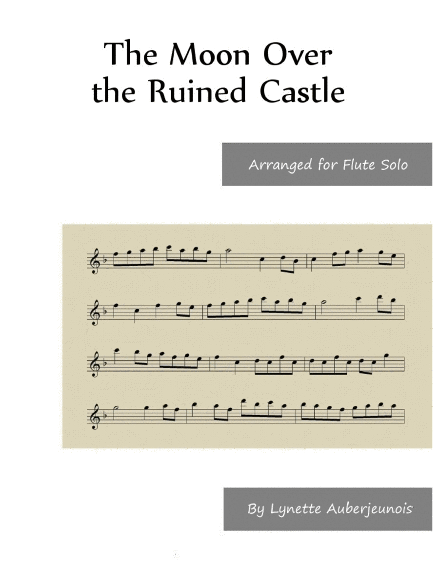 The Moon Over the Ruined Castle - Flute Solo image number null