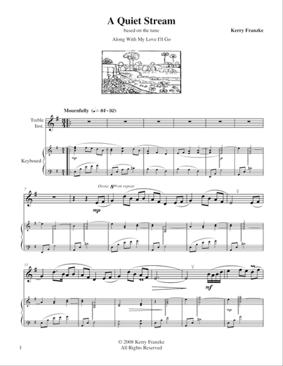 A Quiet Stream A Quiet Stream Small Ensemble scores gallery preview page 3